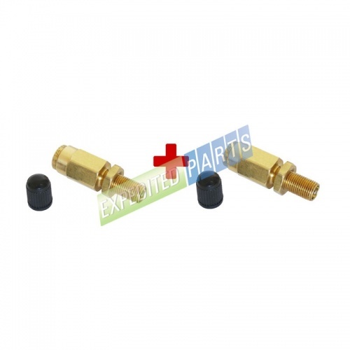 2 x Schrader Air Suspension Fill Valve Inflation Push-To-Connect 1/4